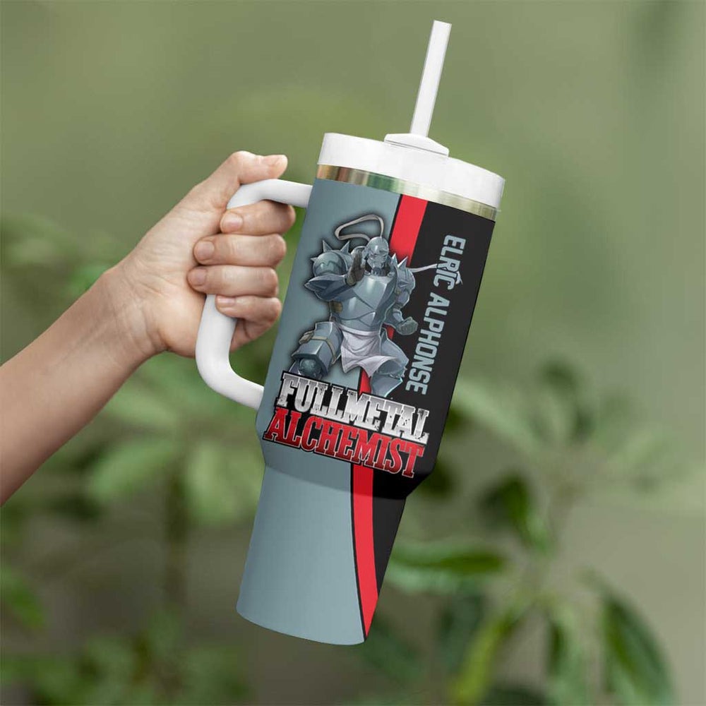 Elric Alphonse - Fullmetal Alchemist Tumbler With Handle Anime Style TS04 Elric Alphonse - Fullmetal Alchemist Tumbler With Handle Anime Style TS04