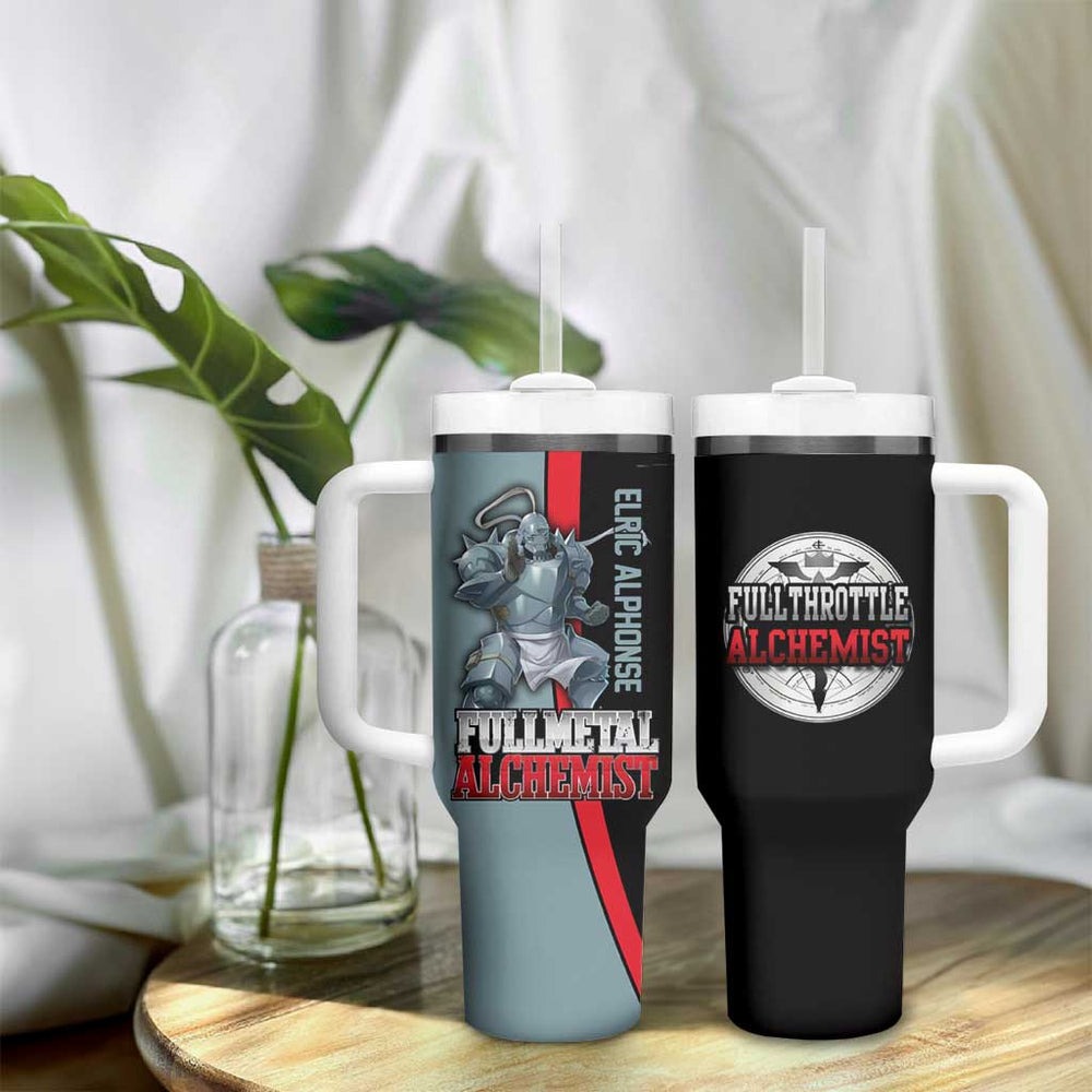 Elric Alphonse - Fullmetal Alchemist Tumbler With Handle Anime Style TS04 Elric Alphonse - Fullmetal Alchemist Tumbler With Handle Anime Style TS04