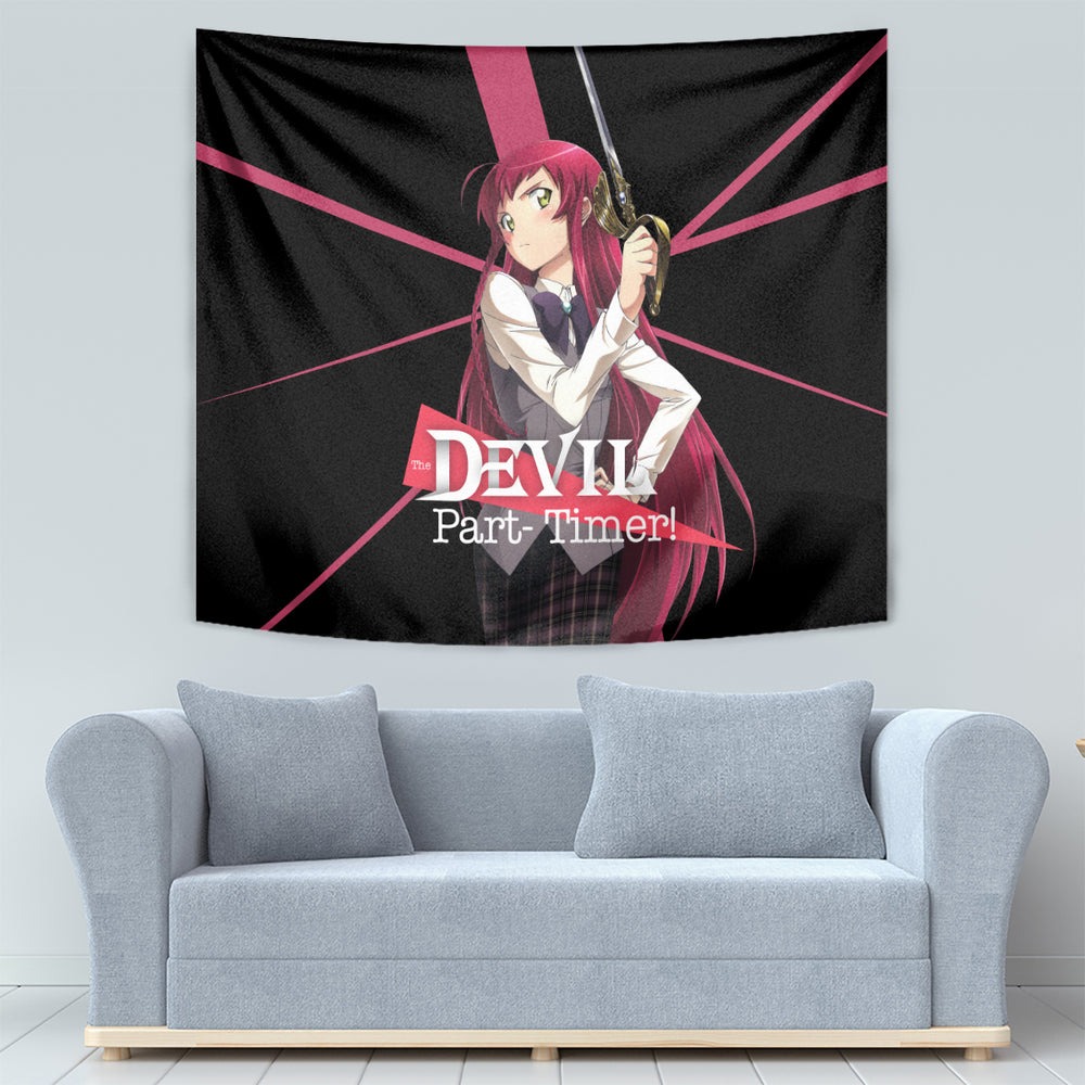 Emi Yusa The Devil Part Timer Tumbler With Handle Anime Style TS04 Emi Yusa The Devil Part Timer Tumbler With Handle Anime Style TS04