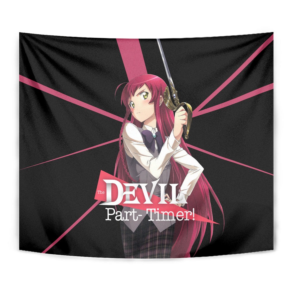 Emi Yusa The Devil Part Timer Tumbler With Handle Anime Style TS04 Emi Yusa The Devil Part Timer Tumbler With Handle Anime Style TS04