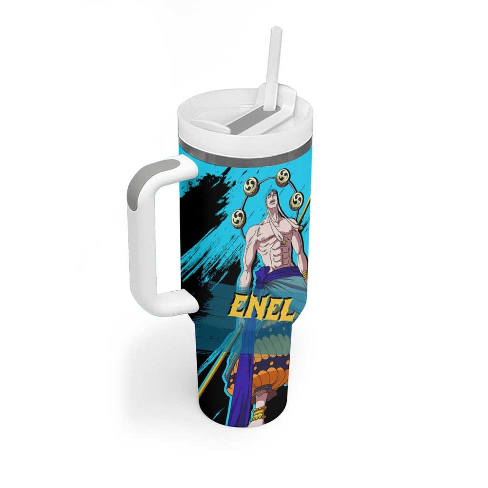 Enel - One Piece Tumbler With Handle Anime Style TS04 Enel - One Piece Tumbler With Handle Anime Style TS04