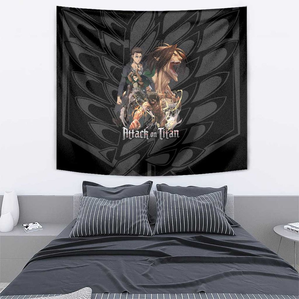 Eren Yeager Attack on Titan Tumbler With Handle Anime Style TS04 Eren Yeager Attack on Titan Tumbler With Handle Anime Style TS04