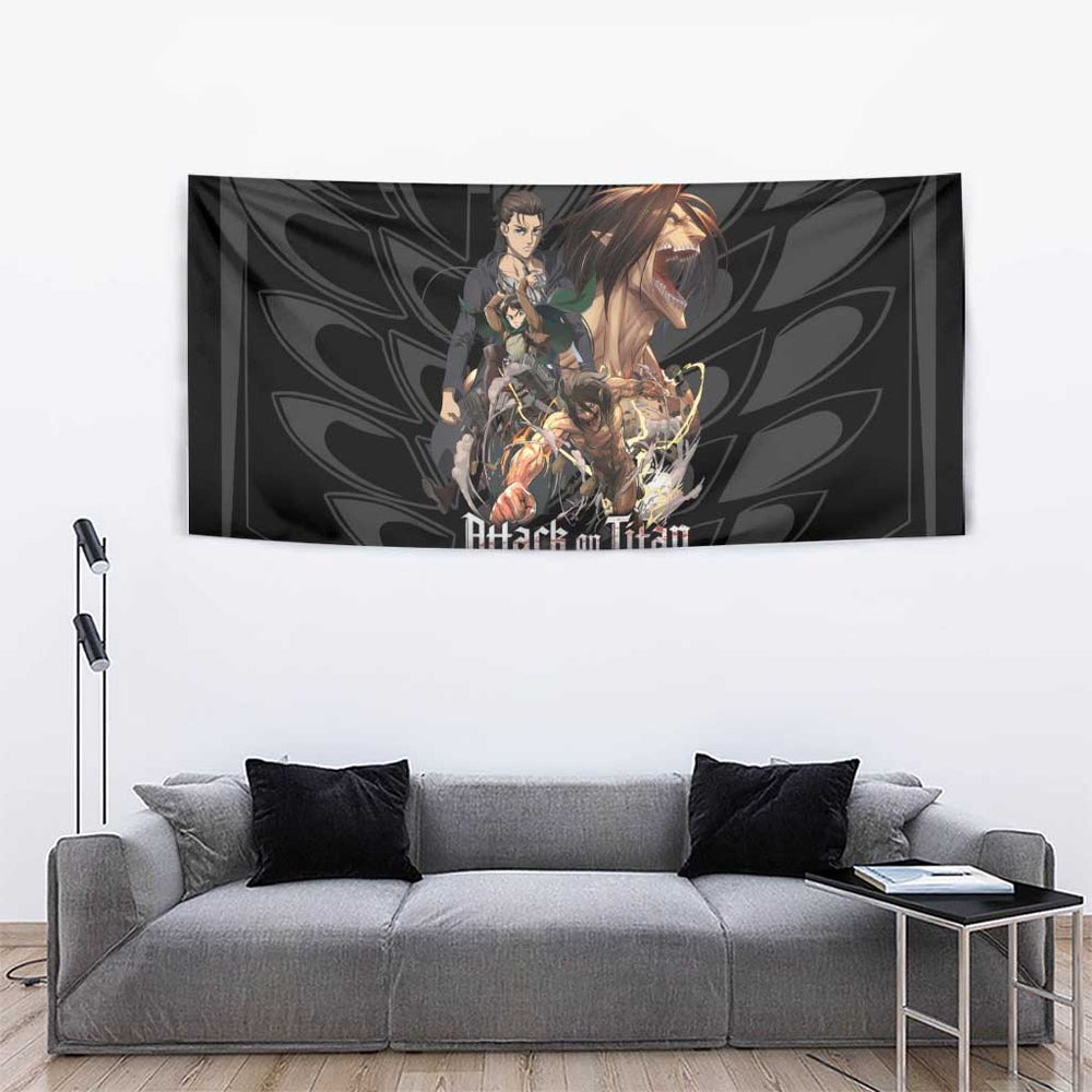Eren Yeager Attack on Titan Tumbler With Handle Anime Style TS04 Eren Yeager Attack on Titan Tumbler With Handle Anime Style TS04