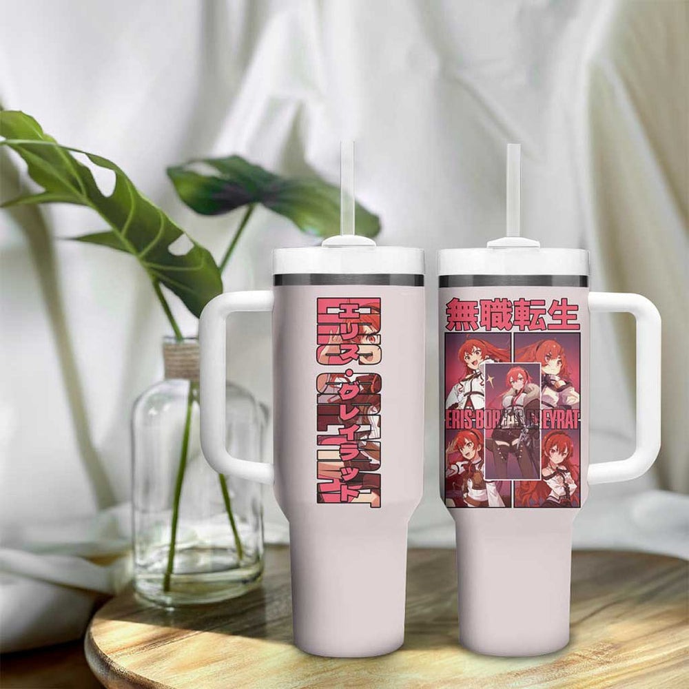 Eris Boreas Greyrat Mushoku Tensei Tumbler With Handle Anime Style TS04