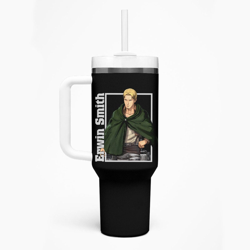 Erwin Smith Tumbler With Handle Attack On Titan TS04 Erwin Smith Tumbler With Handle Attack On Titan TS04