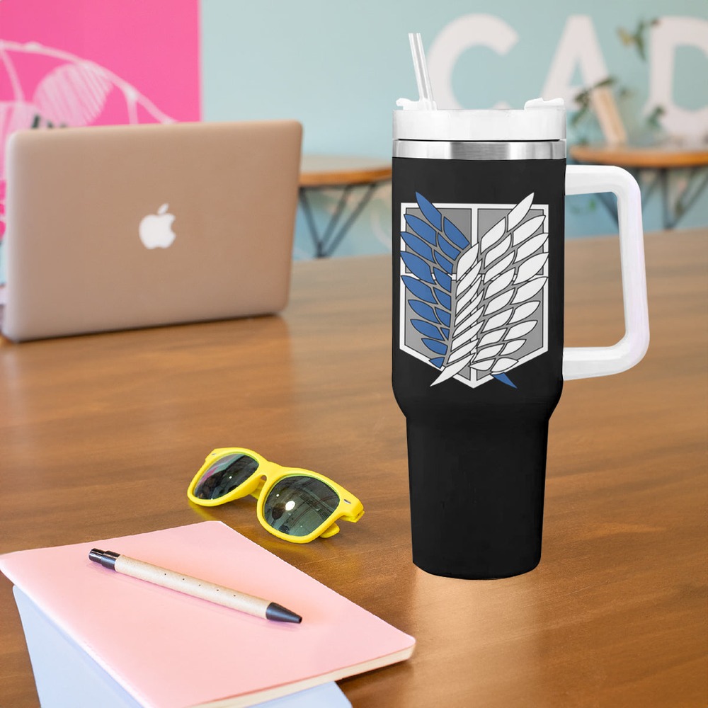 Erwin Smith Tumbler With Handle Attack On Titan TS04 Erwin Smith Tumbler With Handle Attack On Titan TS04
