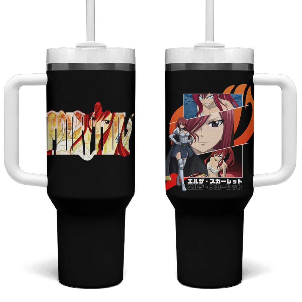Erza Scarlet - Fairy Tail Tumbler With Handle Anime Style TS04