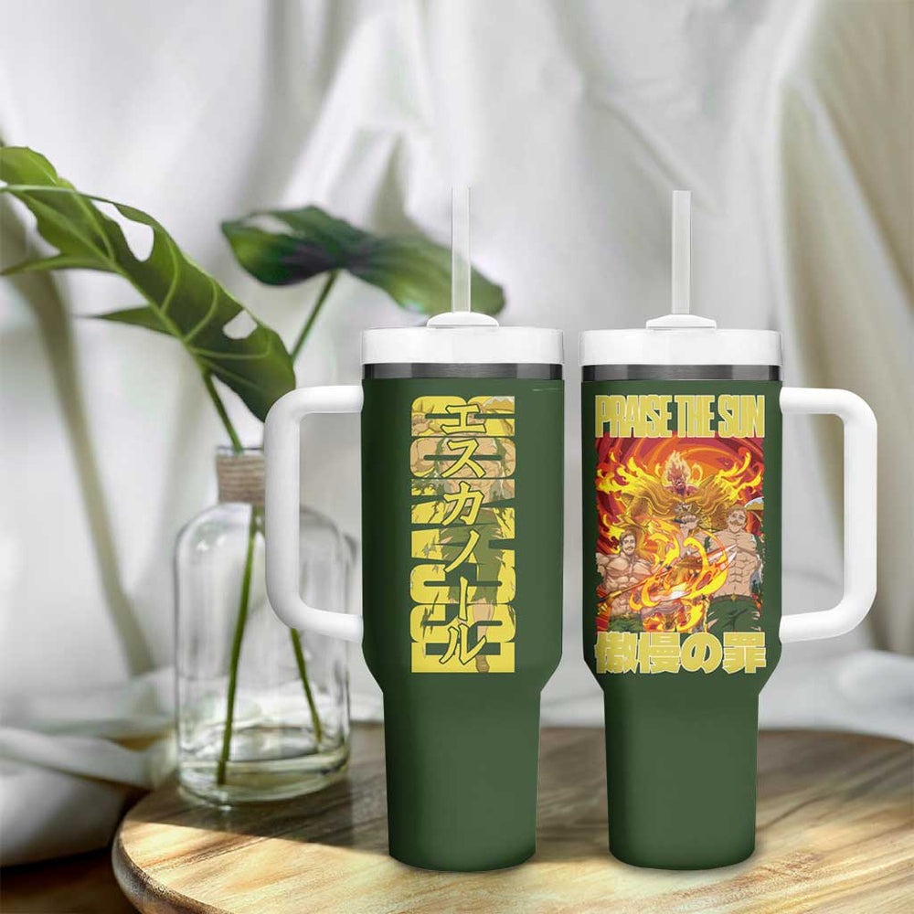 Escanor Seven Deadly Sins Tumbler With Handle Anime Style TS04 Escanor Seven Deadly Sins Tumbler With Handle Anime Style TS04