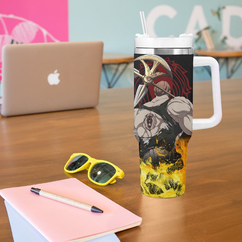 Escanor Tumbler With Handle Seven Deadly Sins Anime TS04