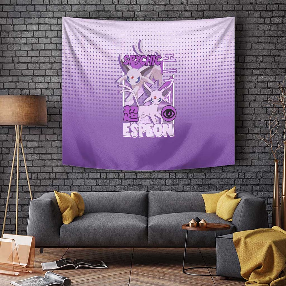 Espeon from Poké Tapestry with Psychic Type Ability and Elegant Pose Design TS04 Espeon from Poké Tapestry with Psychic Type Ability and Elegant Pose Design TS04