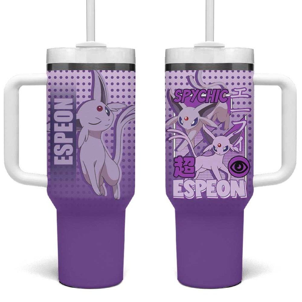Espeon from Poké Tumbler With Handle with Psychic Type Ability and Elegant Pose Design TS04 Espeon from Poké Tumbler With Handle with Psychic Type Ability and Elegant Pose Design TS04
