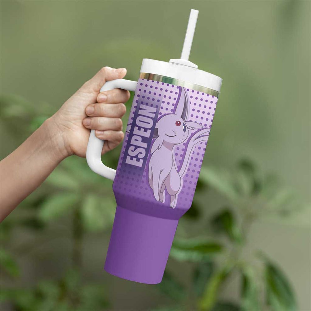 Espeon from Poké Tumbler With Handle with Psychic Type Ability and Elegant Pose Design TS04 Espeon from Poké Tumbler With Handle with Psychic Type Ability and Elegant Pose Design TS04