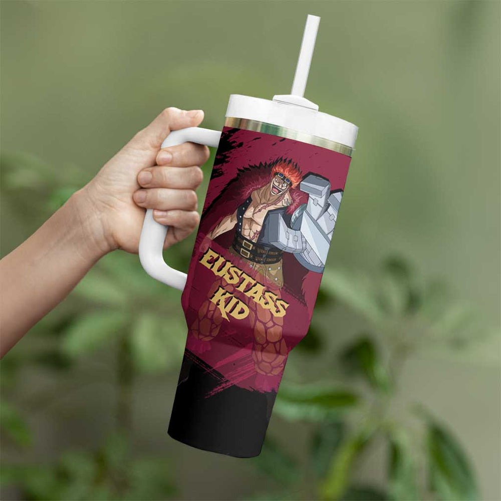 Eustass Kid - One Piece Tumbler With Handle Anime Style TS04 Eustass Kid - One Piece Tumbler With Handle Anime Style TS04