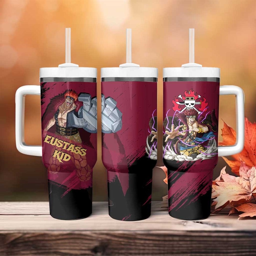 Eustass Kid - One Piece Tumbler With Handle Anime Style TS04 Eustass Kid - One Piece Tumbler With Handle Anime Style TS04