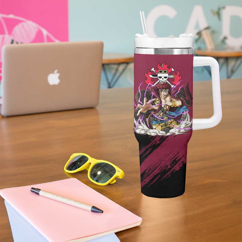 Eustass Kid - One Piece Tumbler With Handle Anime Style TS04 Eustass Kid - One Piece Tumbler With Handle Anime Style TS04