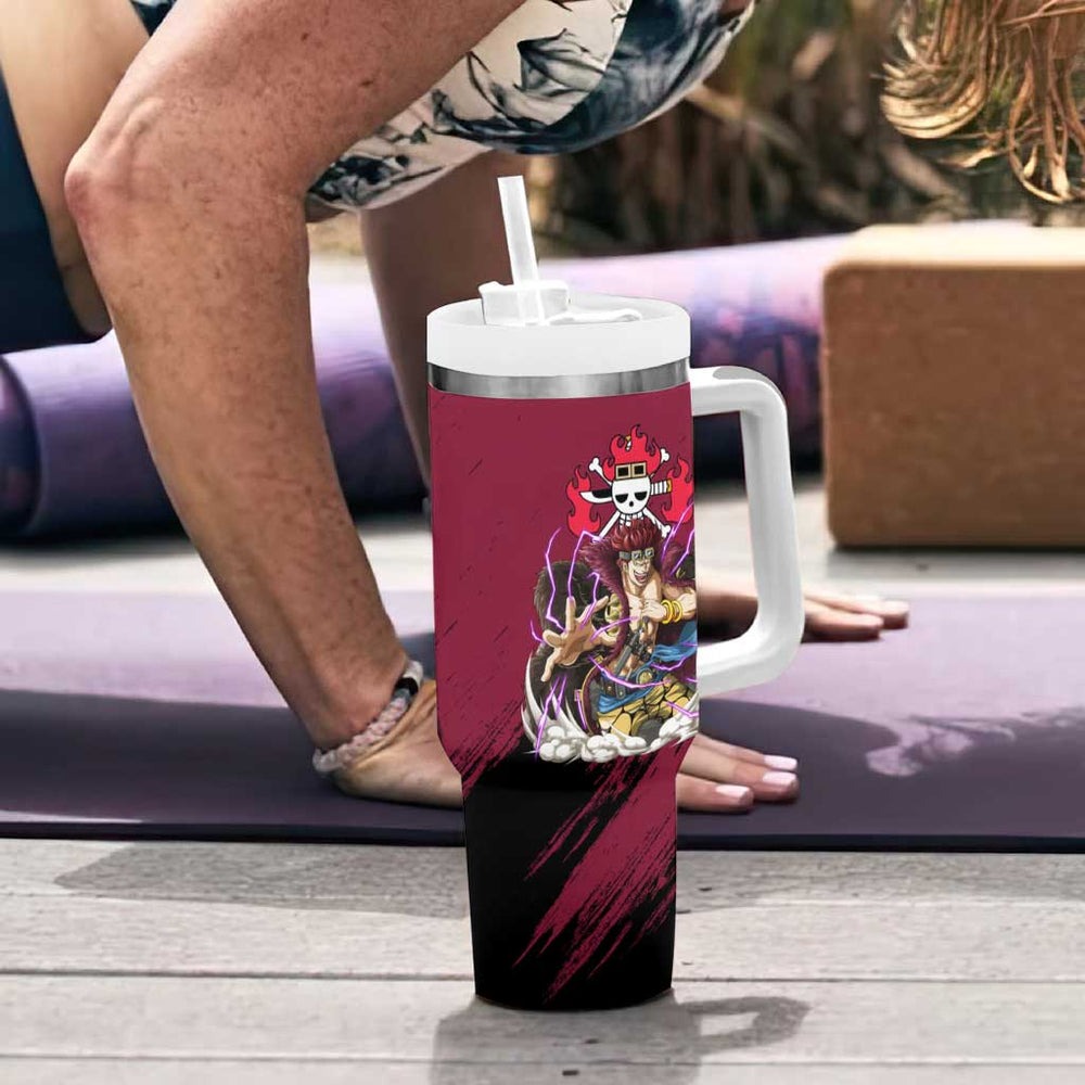 Eustass Kid - One Piece Tumbler With Handle Anime Style TS04 Eustass Kid - One Piece Tumbler With Handle Anime Style TS04