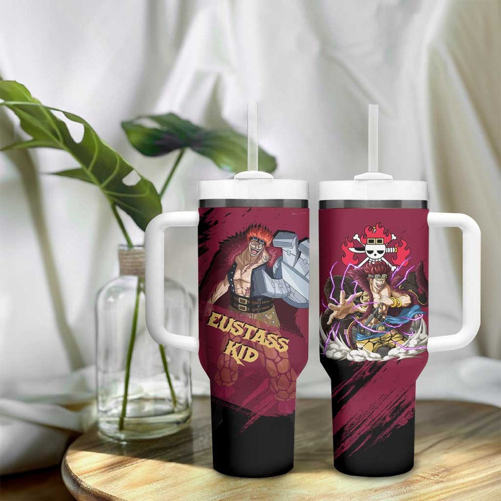 Eustass Kid - One Piece Tumbler With Handle Anime Style TS04 Eustass Kid - One Piece Tumbler With Handle Anime Style TS04