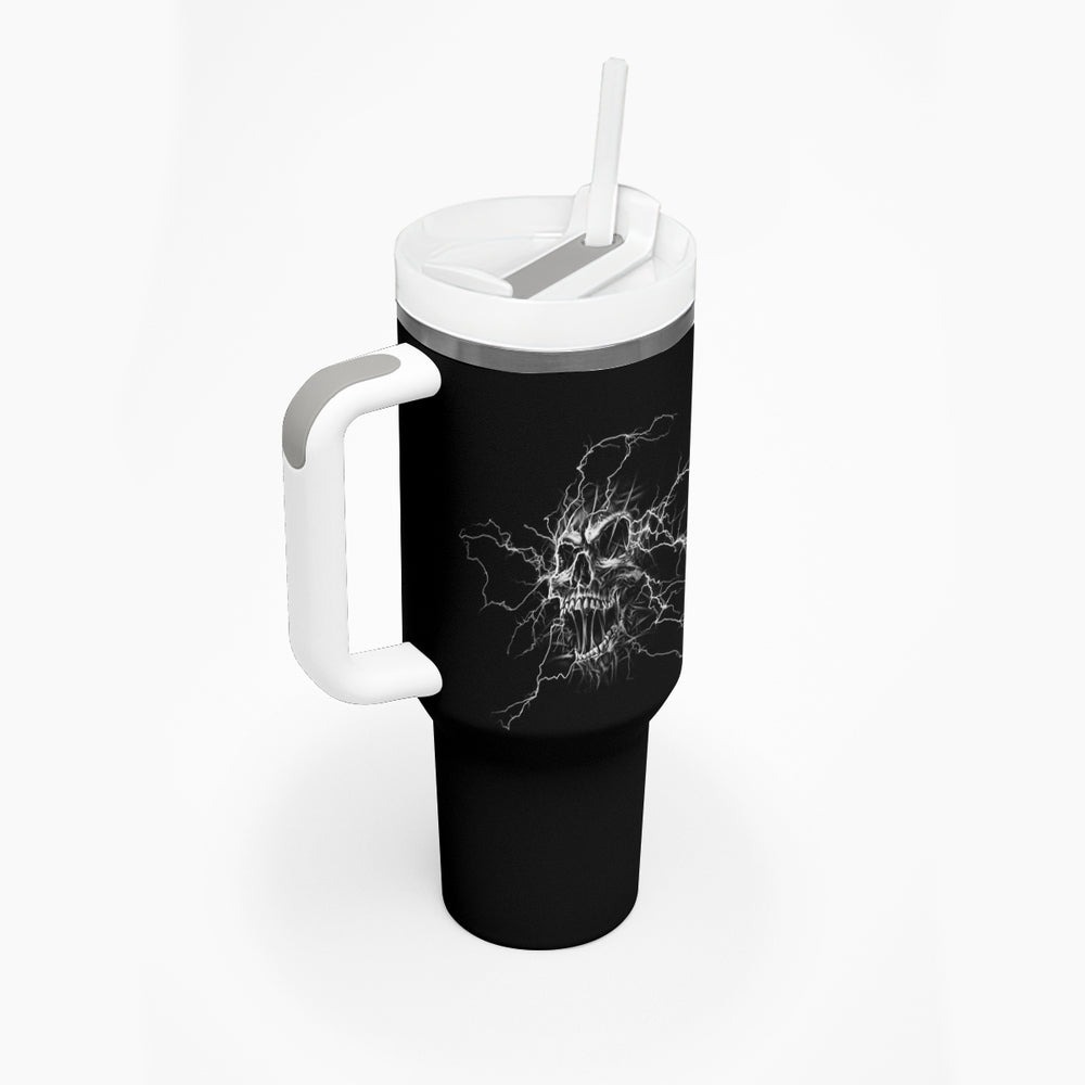Even The Devil On My Shoulder Tumbler With Handle TS04