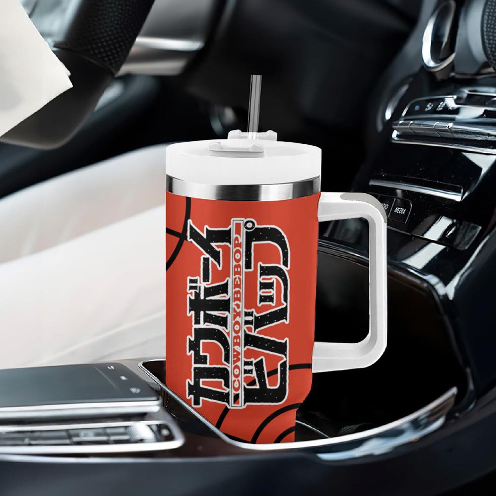 Faye Valentine Cowboy Bebop Tumbler With Handle Anime Style TS04 Faye Valentine Cowboy Bebop Tumbler With Handle Anime Style TS04