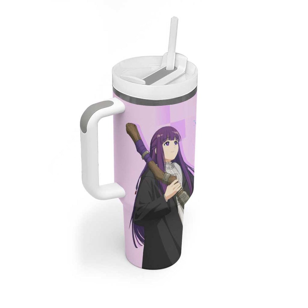 Fern - Frieren Tumbler With Handle Anime Style TS04 Fern - Frieren Tumbler With Handle Anime Style TS04
