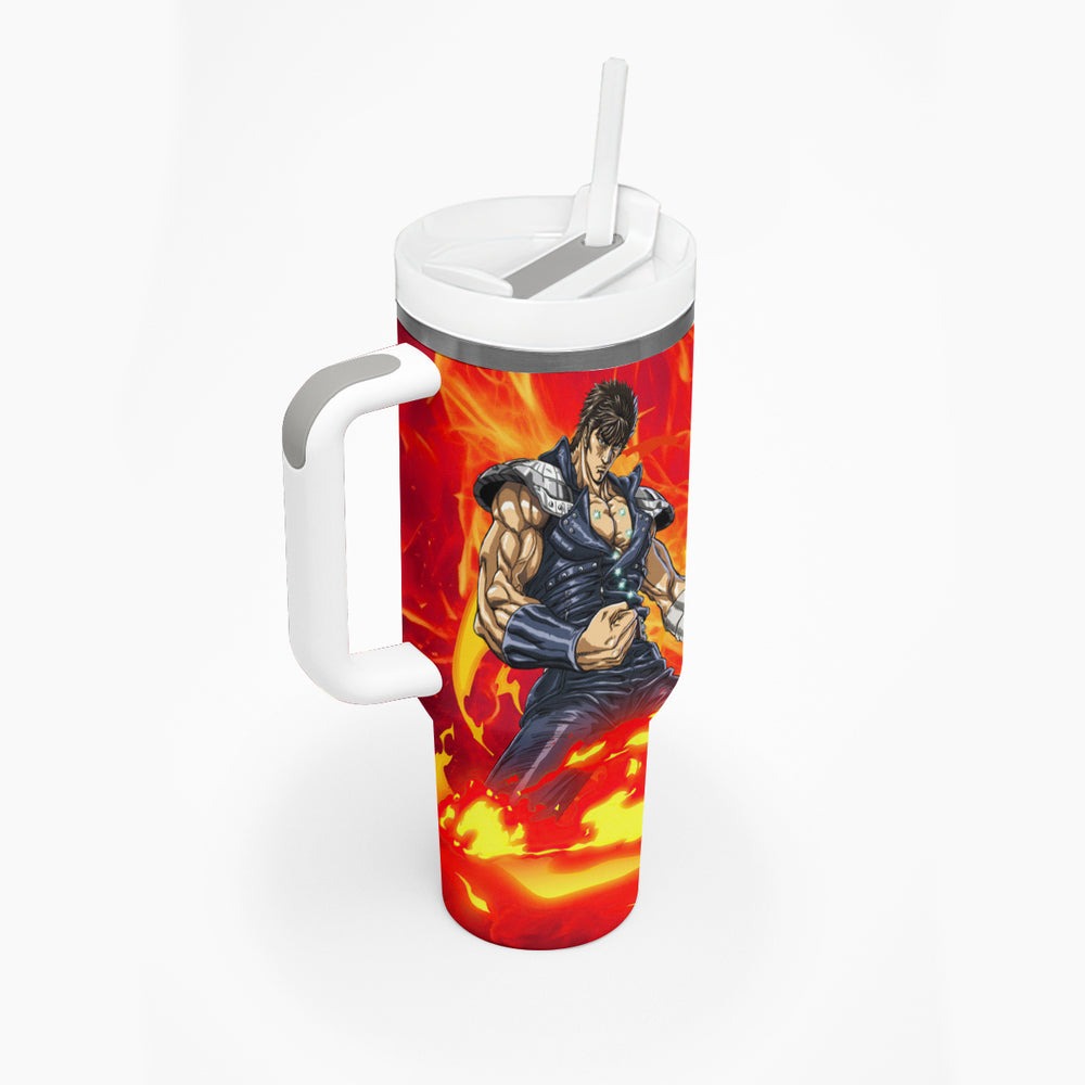 Fist of the North Tumbler With Handle Anime Style TS04 Fist of the North Tumbler With Handle Anime Style TS04