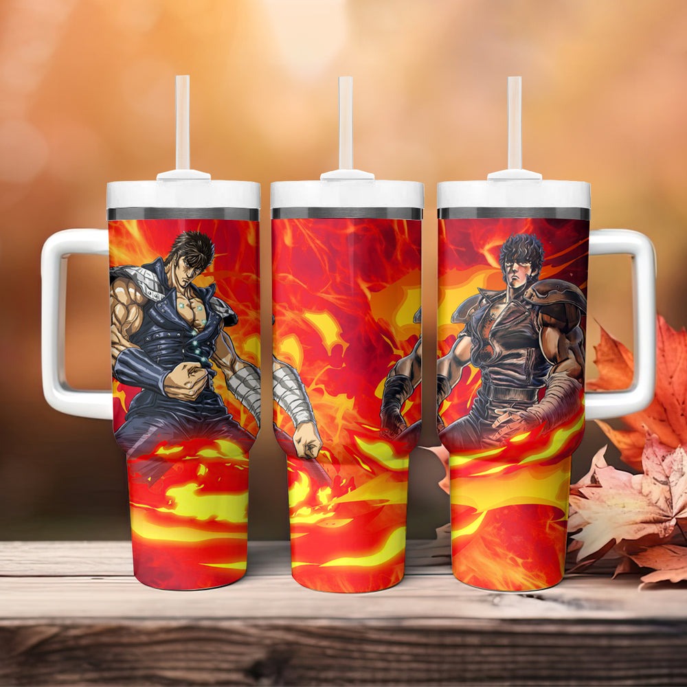 Fist of the North Tumbler With Handle Anime Style TS04 Fist of the North Tumbler With Handle Anime Style TS04