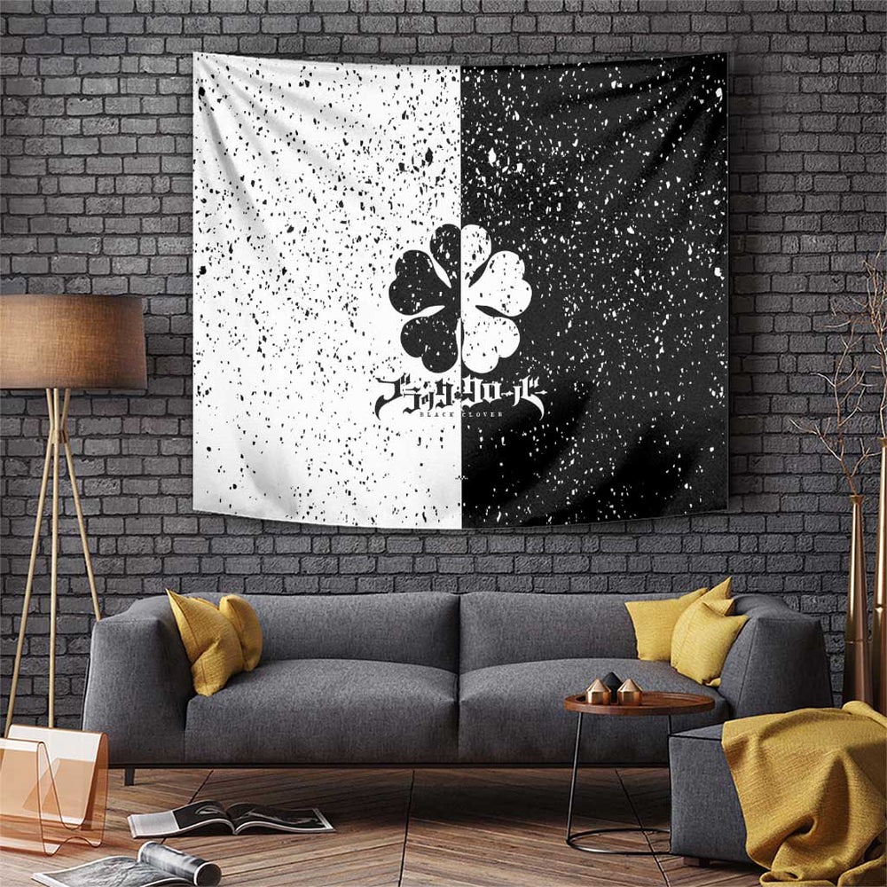 Five Leaf Clover Black Clover Tumbler With Handle Anime Grunge Style TS04 Five Leaf Clover Black Clover Tumbler With Handle Anime Grunge Style TS04