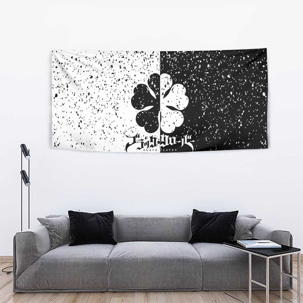 Five Leaf Clover Black Clover Tumbler With Handle Anime Grunge Style TS04 Five Leaf Clover Black Clover Tumbler With Handle Anime Grunge Style TS04