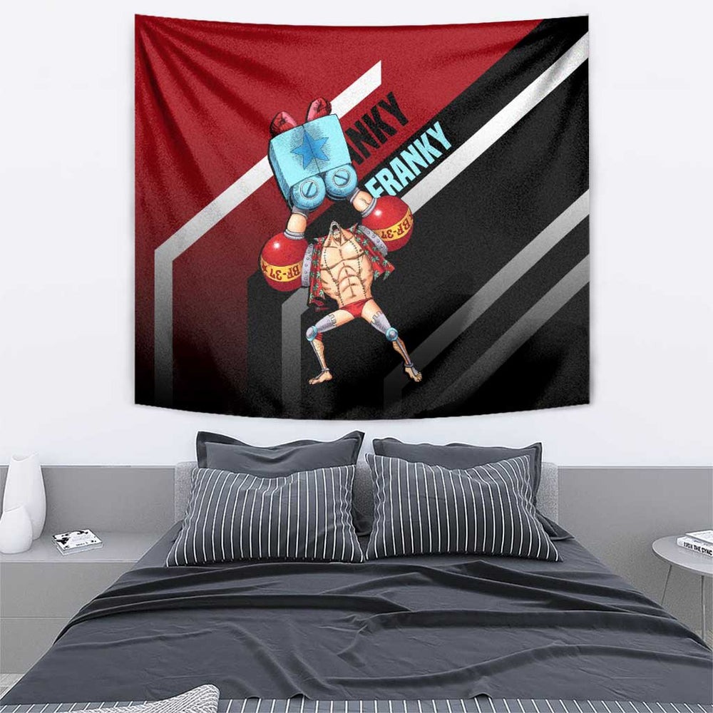 Franky - One Piece Tapestry Anime Mix Manga Style TS04 Franky - One Piece Tapestry Anime Mix Manga Style TS04