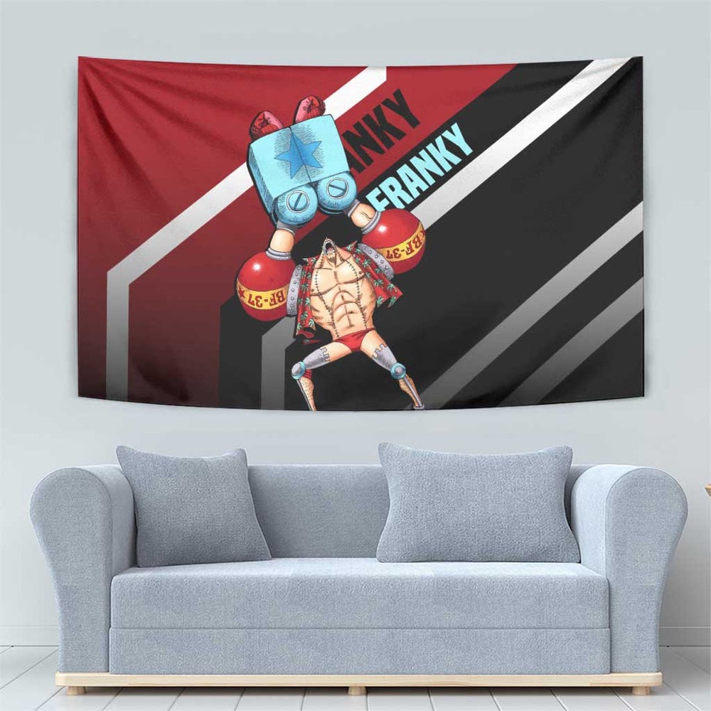 Franky - One Piece Tapestry Anime Mix Manga Style TS04 Franky - One Piece Tapestry Anime Mix Manga Style TS04