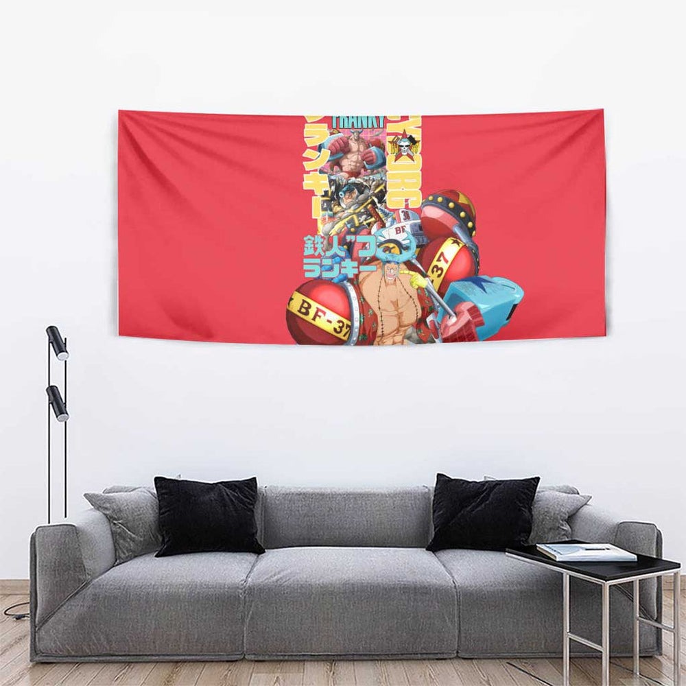Franky V2 One Piece Tapestry Anime Style TS04 Franky V2 One Piece Tapestry Anime Style TS04