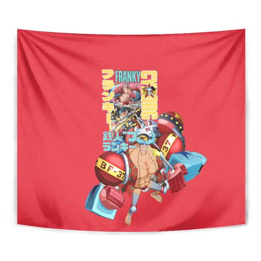 Franky V2 One Piece Tapestry Anime Style TS04 Franky V2 One Piece Tapestry Anime Style TS04