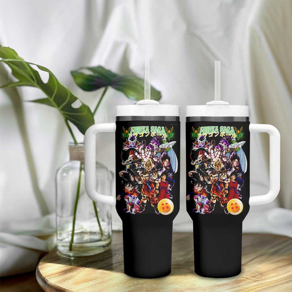 Frieza Saga Dragon Ball Z Tumbler With Handle Anime Style TS04 Frieza Saga Dragon Ball Z Tumbler With Handle Anime Style TS04