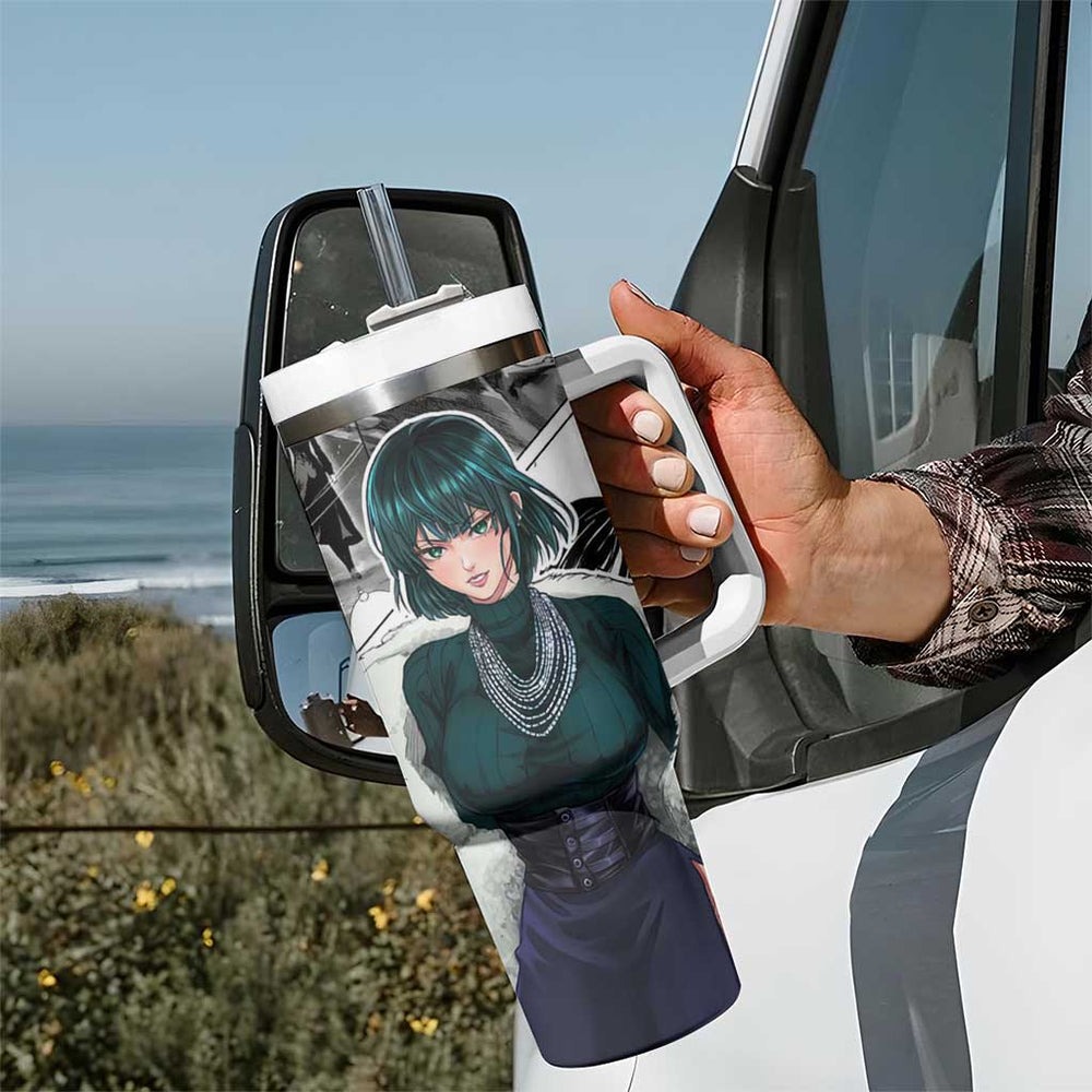 Fubuki - One Punch Man Tumbler With Handle Anime Mix Manga Style TS04 Fubuki - One Punch Man Tumbler With Handle Anime Mix Manga Style TS04