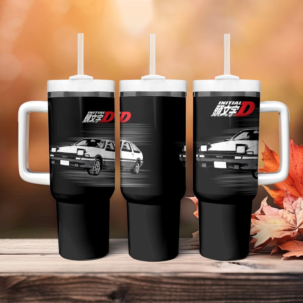 Fujiwara Tofu AE86 Tumbler With Handle TS04 Fujiwara Tofu AE86 Tumbler With Handle TS04
