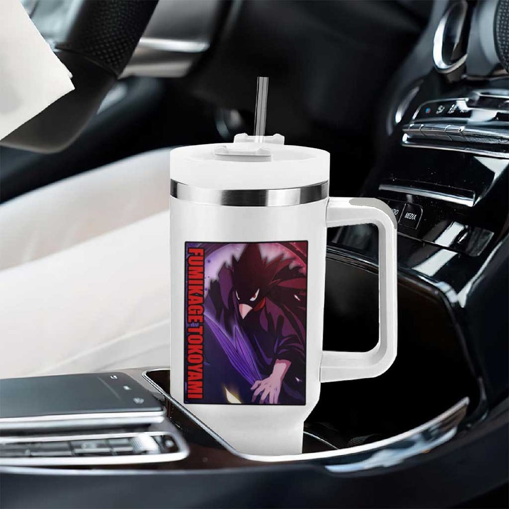 Fumikage Tokoyami - My Hero Academia Tumbler With Handle Anime Style TS04 Fumikage Tokoyami - My Hero Academia Tumbler With Handle Anime Style TS04
