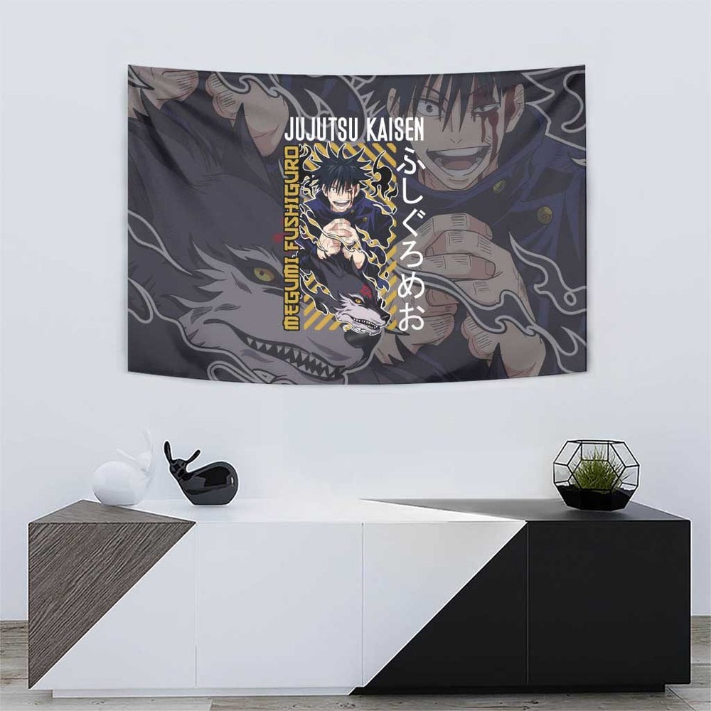 Fushiguro Megumi Jujutsu Kaisen Tumbler With Handle Anime Style TS04 Fushiguro Megumi Jujutsu Kaisen Tumbler With Handle Anime Style TS04