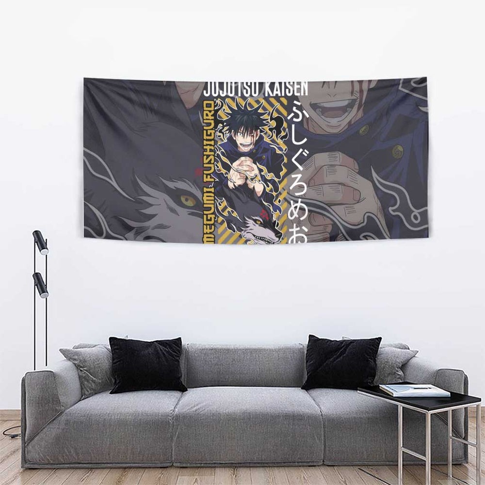 Fushiguro Megumi Jujutsu Kaisen Tumbler With Handle Anime Style TS04 Fushiguro Megumi Jujutsu Kaisen Tumbler With Handle Anime Style TS04