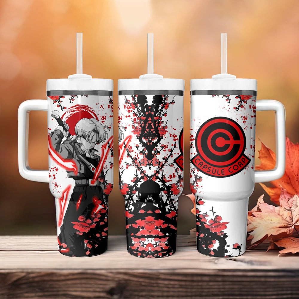 Future Trunks Tumbler With Handle Japan Style Anime TS04 Future Trunks Tumbler With Handle Japan Style Anime TS04