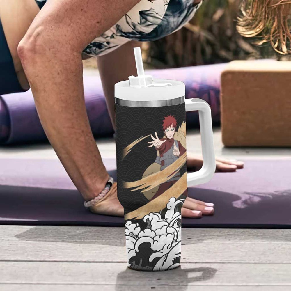 Gaara Japanese Kanagawa - Naruto Tumbler With Handle Anime Japan Style TS04 Gaara Japanese Kanagawa - Naruto Tumbler With Handle Anime Japan Style TS04
