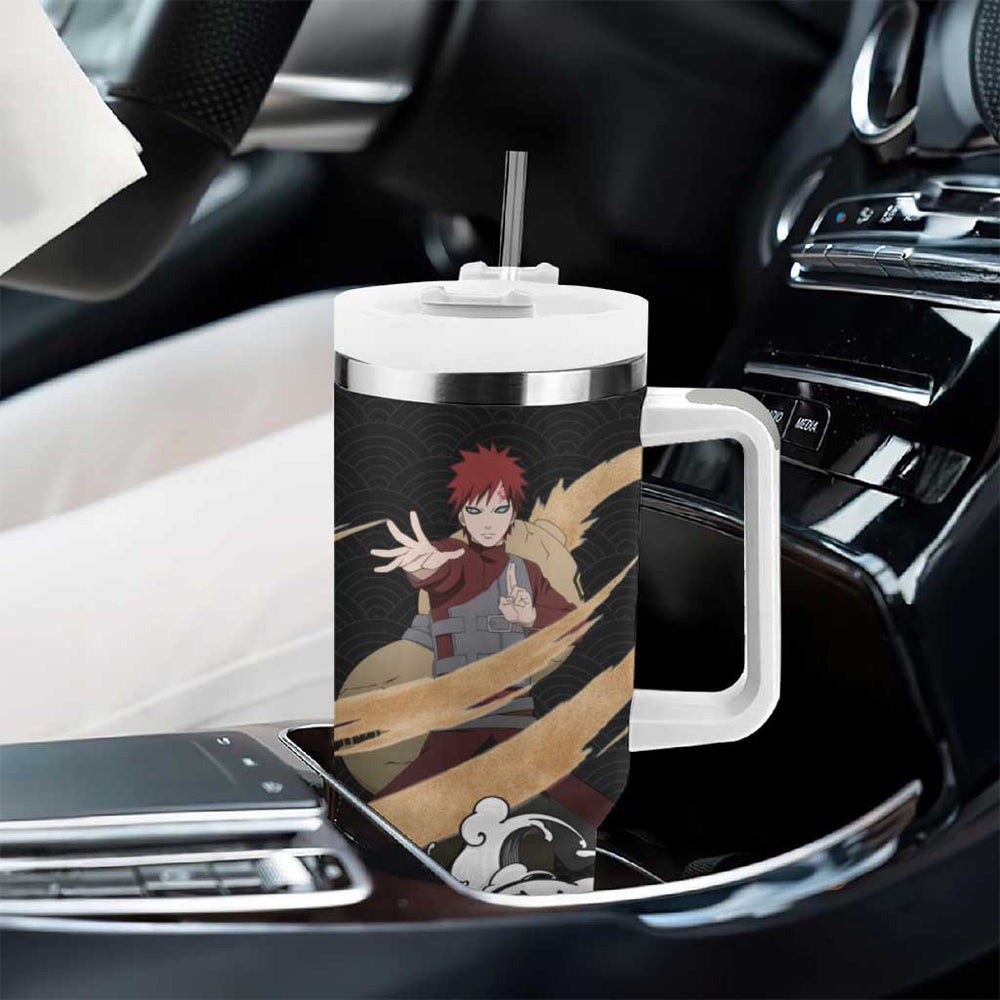 Gaara Japanese Kanagawa - Naruto Tumbler With Handle Anime Japan Style TS04 Gaara Japanese Kanagawa - Naruto Tumbler With Handle Anime Japan Style TS04