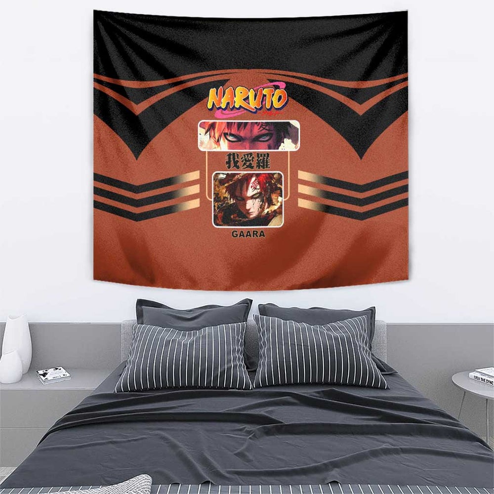 Gaara Naruto Tapestry with Sand Manipulation and Desert Ninja Design TS04 Gaara Naruto Tapestry with Sand Manipulation and Desert Ninja Design TS04