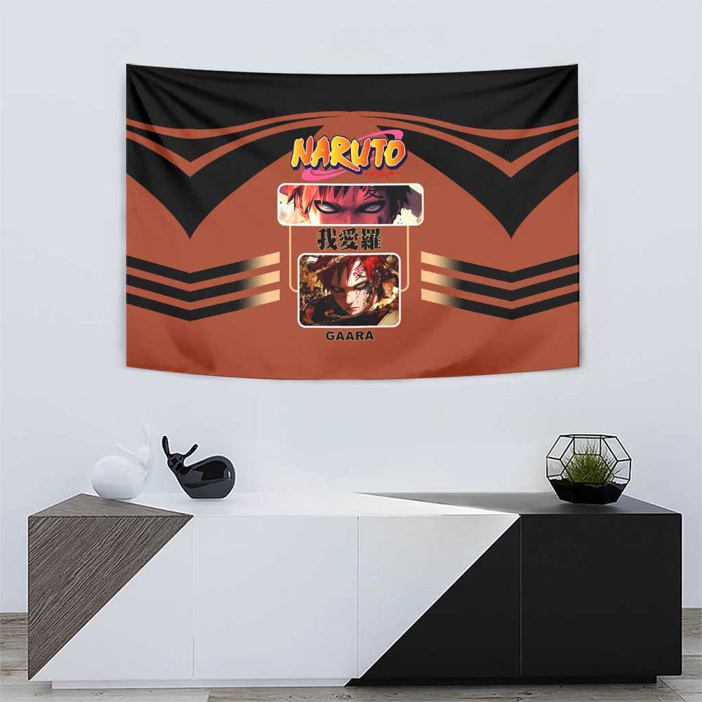 Gaara Naruto Tapestry with Sand Manipulation and Desert Ninja Design TS04 Gaara Naruto Tapestry with Sand Manipulation and Desert Ninja Design TS04