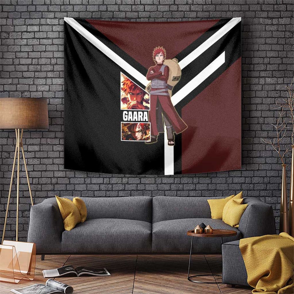 Gaara Naruto Tapestry Sand Powers and Fierce Battle Pose Design TS04 Gaara Naruto Tapestry Sand Powers and Fierce Battle Pose Design TS04