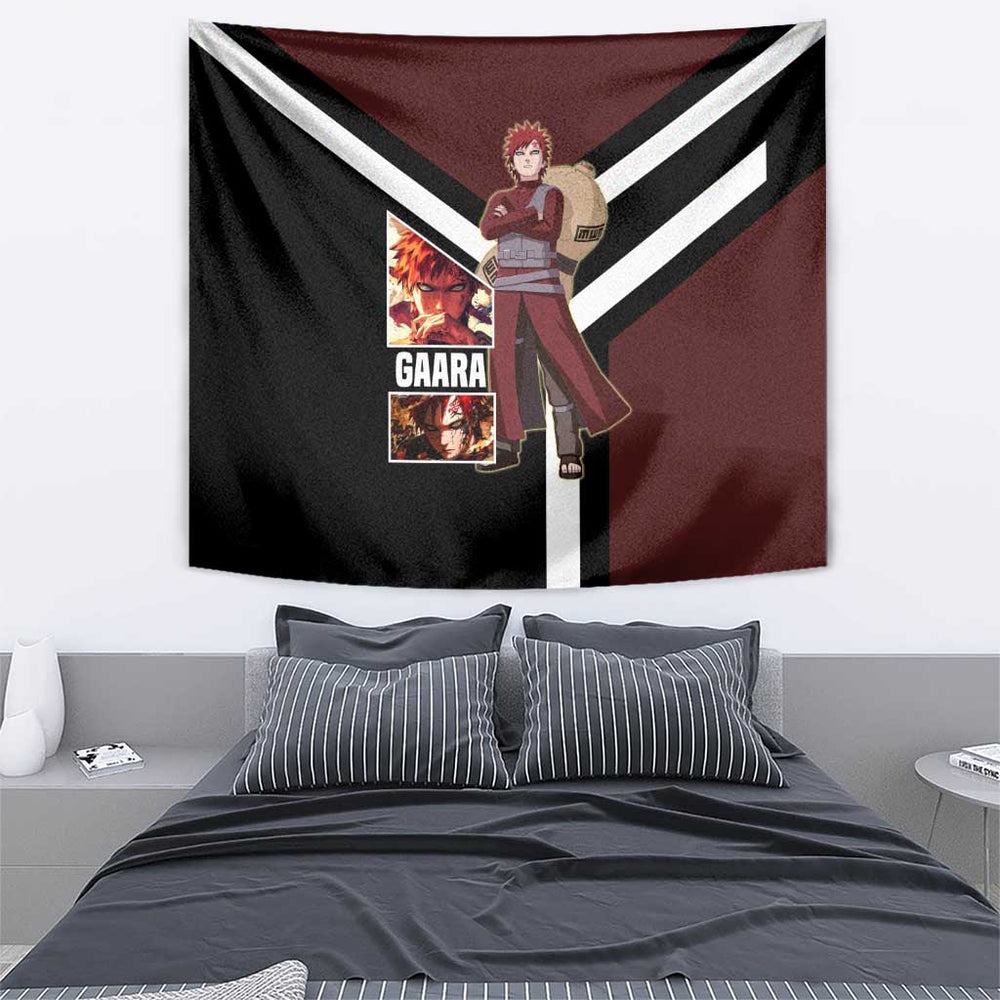 Gaara Naruto Tapestry Sand Powers and Fierce Battle Pose Design TS04 Gaara Naruto Tapestry Sand Powers and Fierce Battle Pose Design TS04