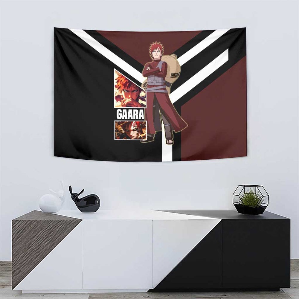 Gaara Naruto Tapestry Sand Powers and Fierce Battle Pose Design TS04 Gaara Naruto Tapestry Sand Powers and Fierce Battle Pose Design TS04
