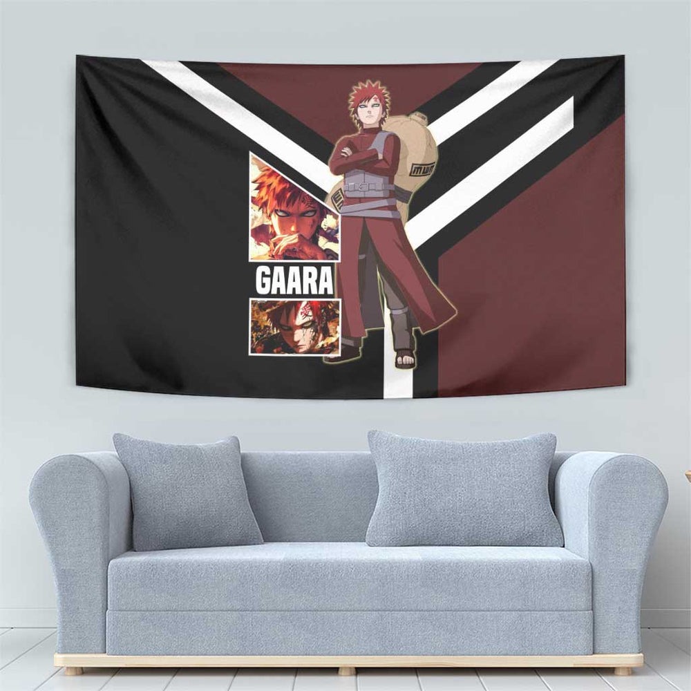 Gaara Naruto Tapestry Sand Powers and Fierce Battle Pose Design TS04 Gaara Naruto Tapestry Sand Powers and Fierce Battle Pose Design TS04