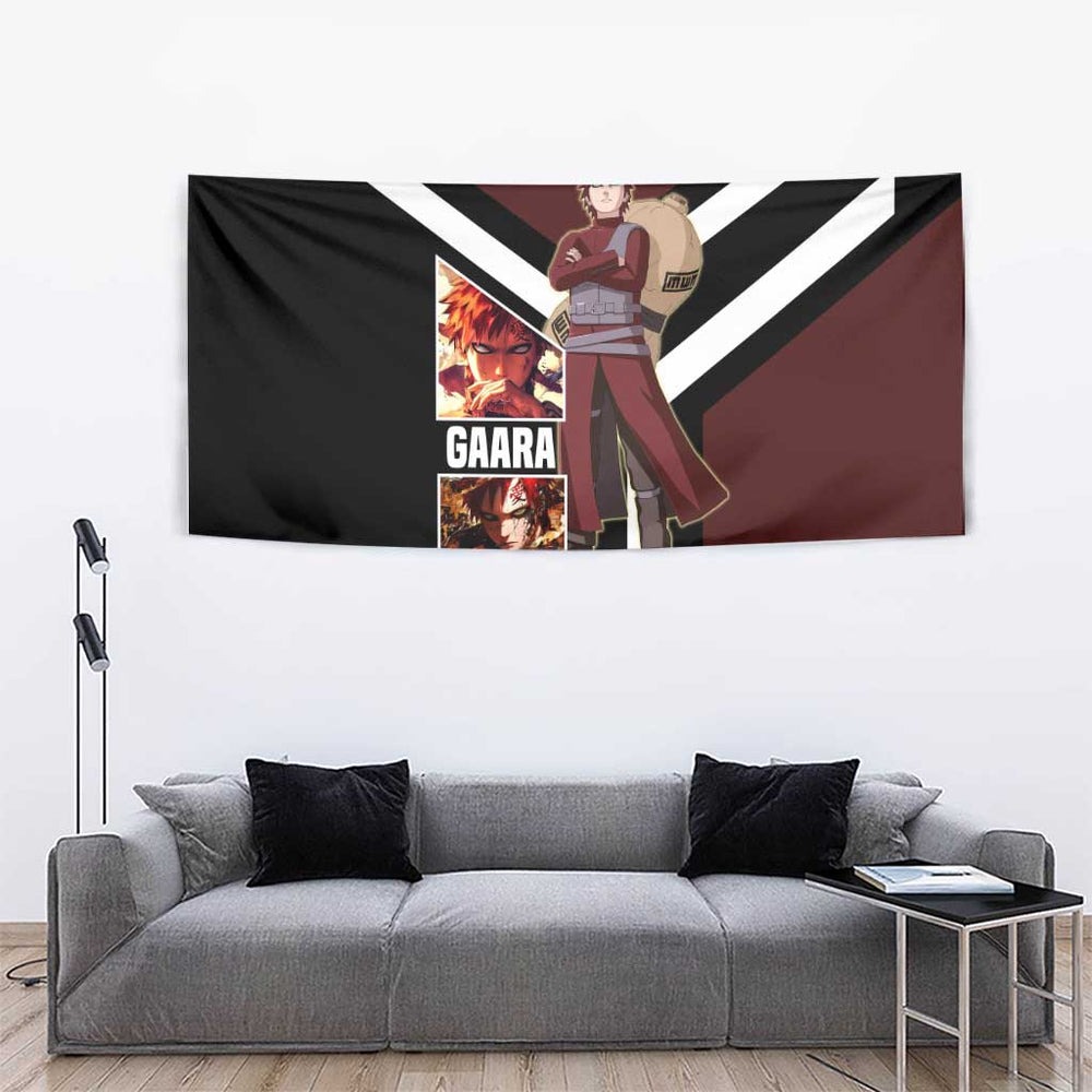 Gaara Naruto Tapestry Sand Powers and Fierce Battle Pose Design TS04 Gaara Naruto Tapestry Sand Powers and Fierce Battle Pose Design TS04