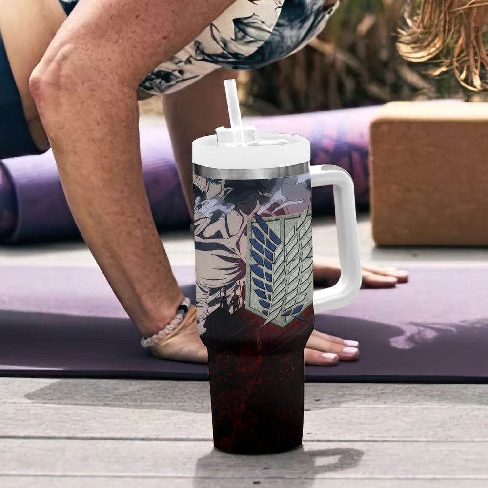 Gabi Braun Tumbler With Handle Attack On Titan TS04 Gabi Braun Tumbler With Handle Attack On Titan TS04