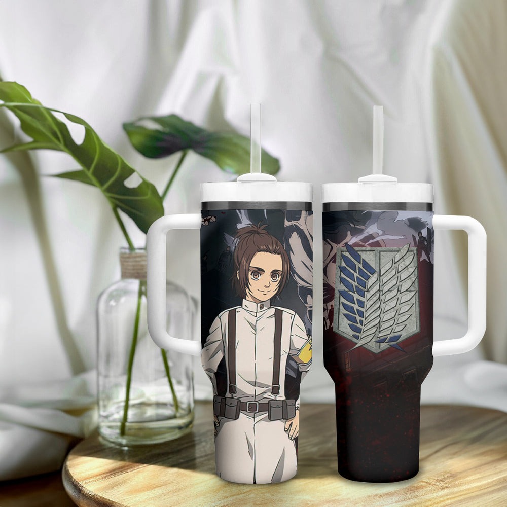 Gabi Braun Tumbler With Handle Attack On Titan TS04 Gabi Braun Tumbler With Handle Attack On Titan TS04
